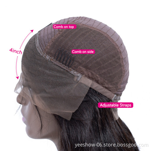 braiding transparent water wave perruque braid virgin glueless hd 613 human hair lace front wig